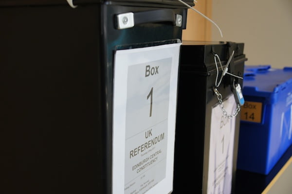 The Edinburgh Reporter Ballot Boxes
