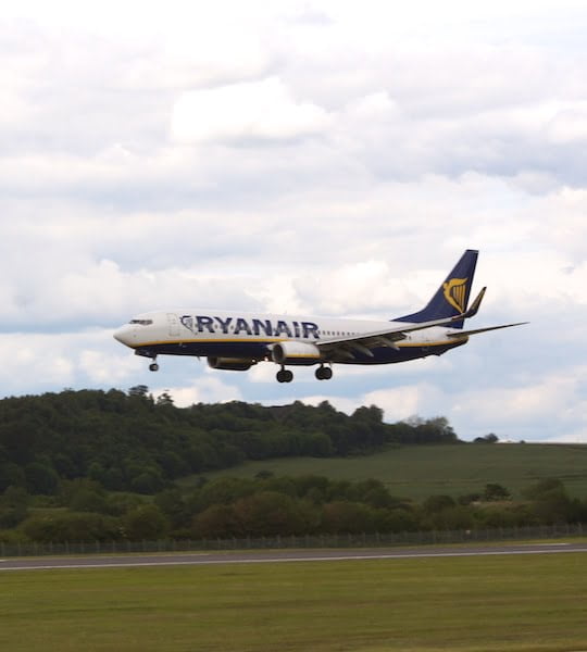 The Edinburgh Reporter Ryanair landing