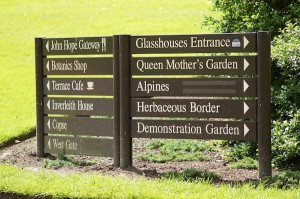 TER sign at Botanics