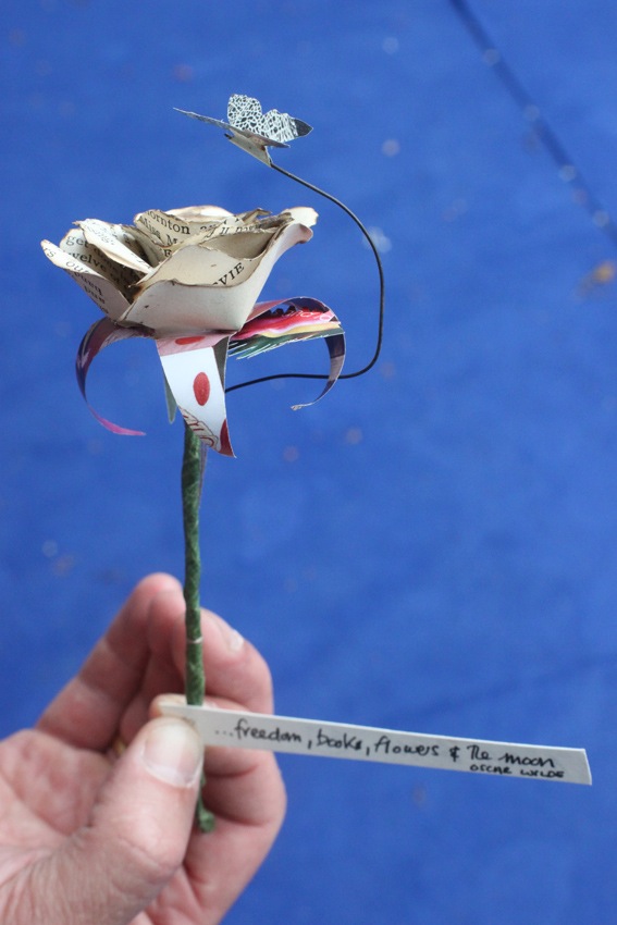 Mystery Paper Sculptures dropped off at Edinburgh International Book Festival_email