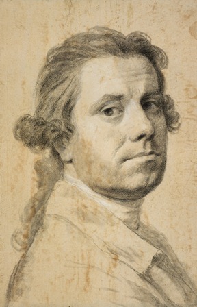 Allan Ramsay, 1713 - 1784. Artist (Self-portrait)