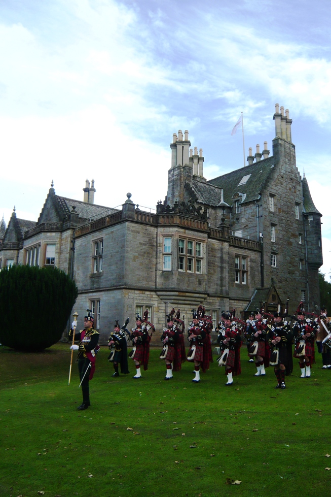 1st Scots Pipe Band at Lauriston Castle 