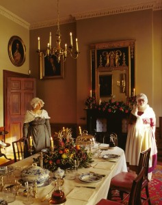 Christmas scene.