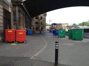 TER bins on Market Street