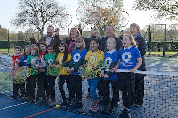 Opening of the Leith Links Tennis Courts Autumn 2013