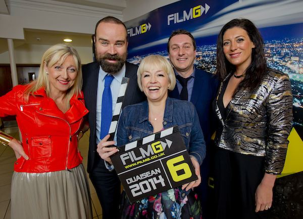 Cathy MacDonald, Greg Hemphill, Mari Morrison, Michael Hines & Catriona Shearer, guest presenters on the night at FilmG 2014