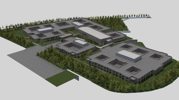 An artists impression of phase one of the REH campus development with work set to start later this year.