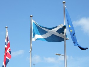 Flags_outside_Parliament