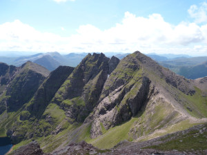 The An Teallach ridge, Dundonnell, in "the great wilderness".