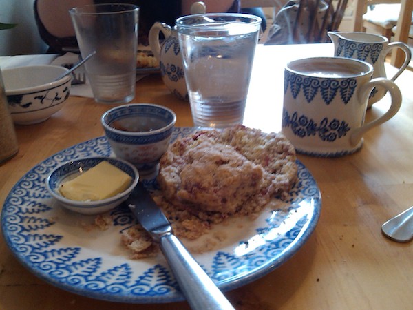 Scone and coffee, take 2, Bon Papillon