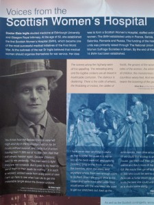 voices from the Scottish Women's Hospital