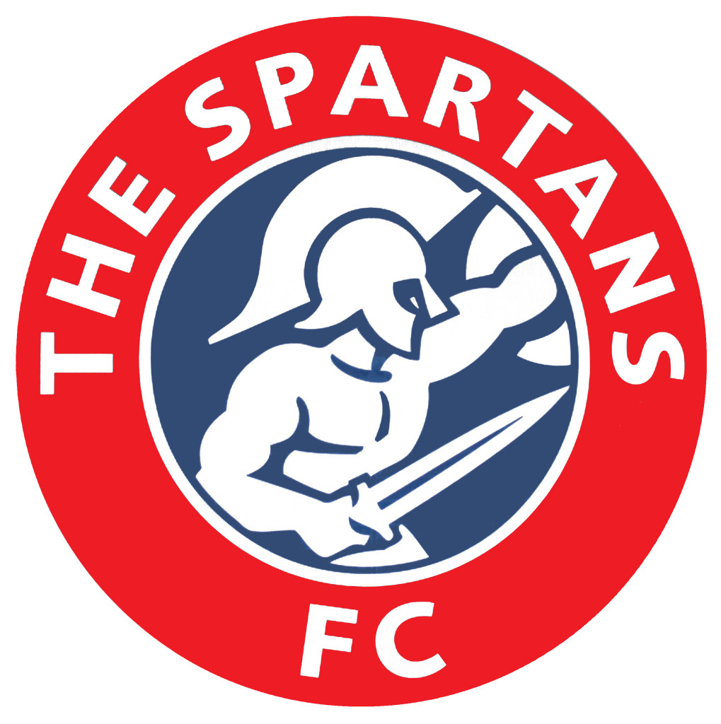 Spartans badge Large round