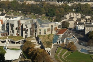 TER Holyrood from Arthur's Seat