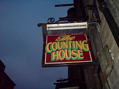 the counting house sign