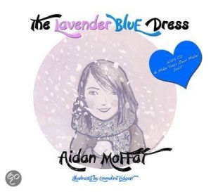 the lavender blue dress cover