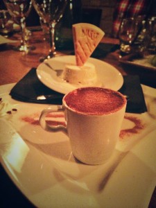 Tiramisu and Ice Cream