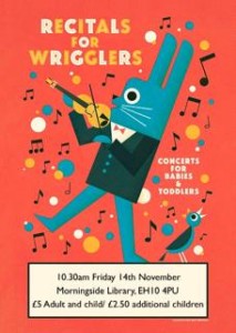 recitals for wrigglers poster