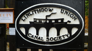 Linlithgow Canal society sign