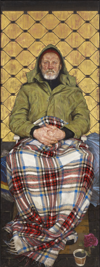 Thomas Ganter - Man with a Plaid Blanket