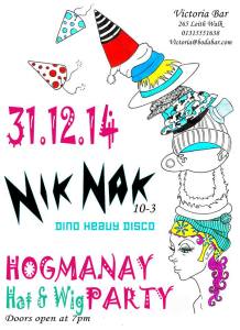 Victoria Hogmanay party with Nik Nak