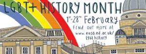 EUSA poster for LGBT History Month