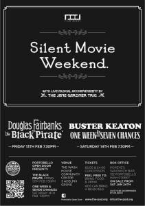 Portobello Open Door Silent Movie Weekend poster