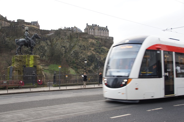 TER Princes Street with castle and tram 6
