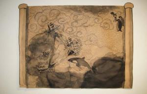 The Endurance expedition told using a Chinese Map: image courtesy of Qijing Li
