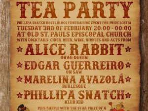 mad hatter's tea party poster LGBT History month