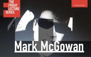 mark mcgowan - eca friday lecture series 17th Jan 2015