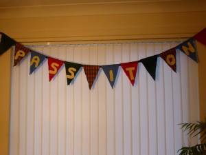 pass it on week bunting