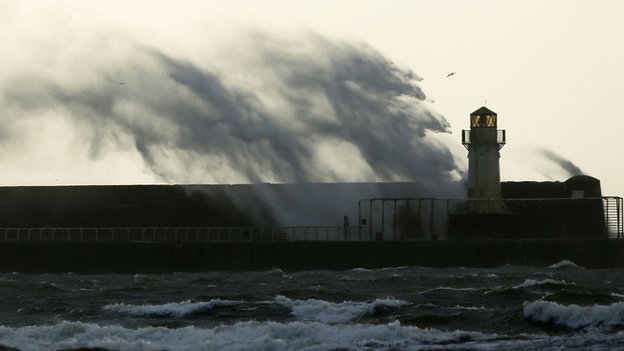 Heading into the storm