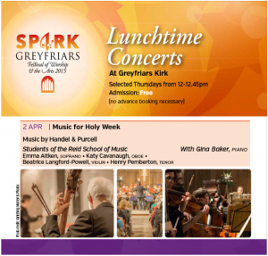 greyfriars music for Holy Week concert