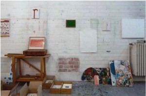 the atelier of raoul de keyser, 2013. image Hilde D'Haeyere