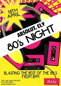 boda 80s night