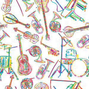 Musical instruments sketch