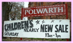 nearly new sale banner polwarth