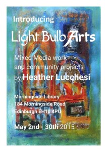 heather lucchesi exhibition at morningside library May 2015