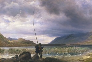 Thomas Fearnley: Fisherman at Derwentwater (1837)