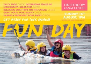 linlithgow canal fun day poster