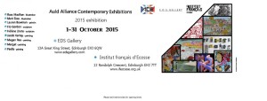 Auld Alliance exhibition 2015 poster