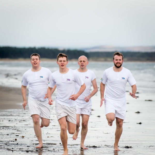 picture by fraser band 07984 163 256   Visit Scotland - 'Chariots of Fire' re-enactment on St Andrews Beach.