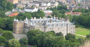 holyroodhouse from above