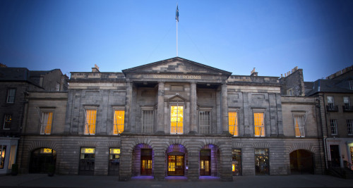 Assembly Rooms at night