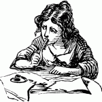 writing woman 2