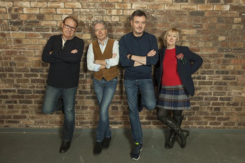 Canned Laugher Publicity Image L-R Andy Gray, Allan Stewart, Grant  Stott, Gabriel Quigley