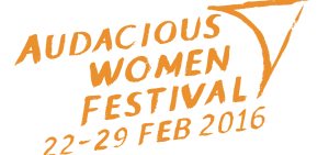 audacious women festival banner