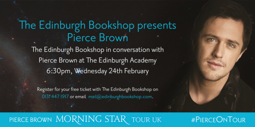pierce brown - edinburgh bookshop event
