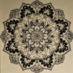 mandala drawing session at sofi's