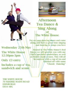 white house kitchen tea dance poster